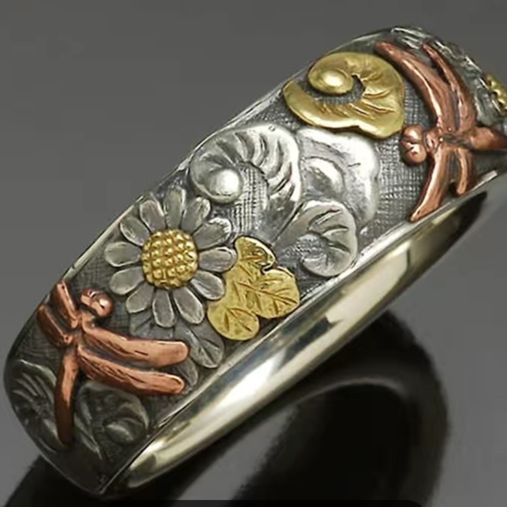 3/$25, 4/$30 Dragonfly Ring Unisex Size 10 - Picture 3 of 11